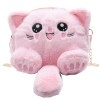 2020 new ins trendy women's single-shoulder bag, cartoon and cute plush women's crossbody bag, fashionable chain bag undefined